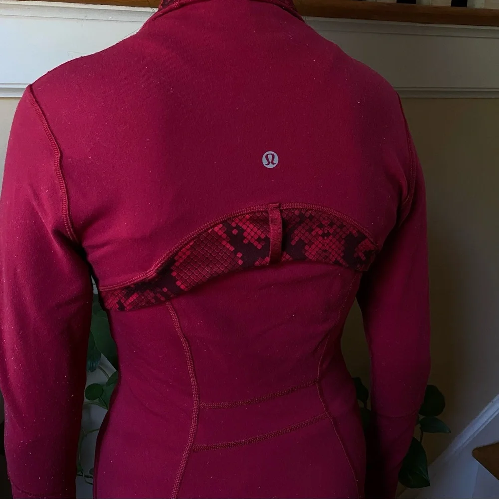 Lululemon Athletica Red Define Jacket - Picture 5 of 5